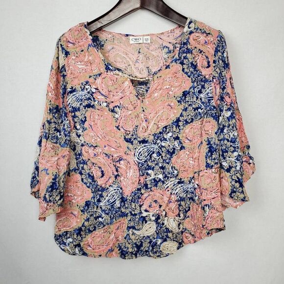 Cato 18/20w Plus Floral Blouse - Picture 1 of 6